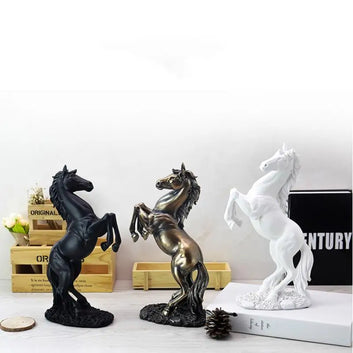 Resin Animal Ornaments Horse Sculpture Crafts Living Room