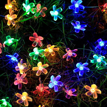 1.5M Led Cherry Lights String Battery Powered Flower